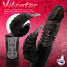 黑美豚 288段變頻式正逆轉伸縮轉珠棒-黑/7