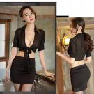 撩惑上司-爆乳性感秘書角色扮演服+內褲