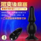 激爽後庭塞 12段變頻後庭刺激震動器-3/8