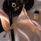 (大尺碼)歐美風細帶環扣低腰性感內褲-白杏色XL